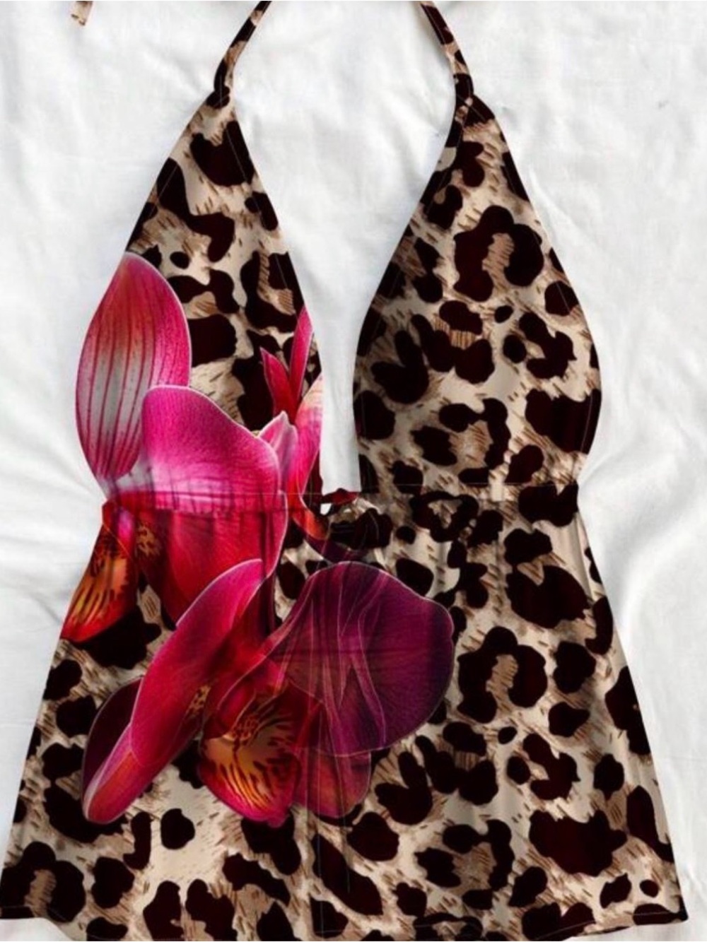 Leopard halter top - Picture 4 of 4